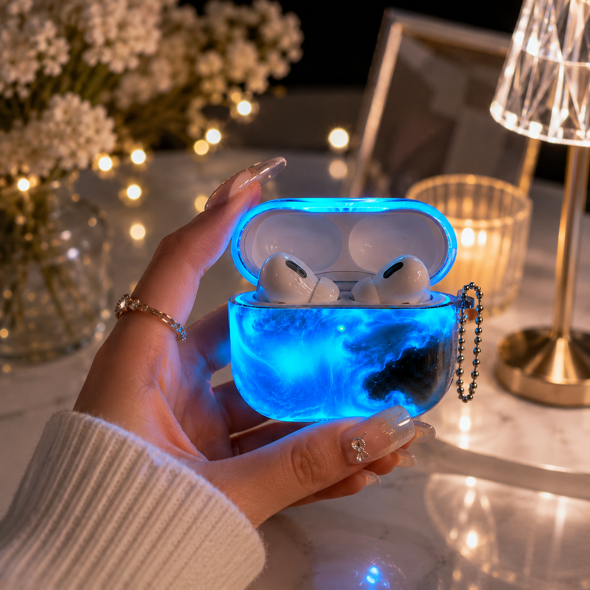 LuxifyUs™ Luminous Quicksand AirPods Case