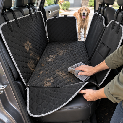 LuxifyUs 4-in-1 Waterproof Dog Car Seat Hammock